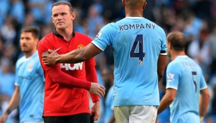  曼城德比大战三球完胜曼联  